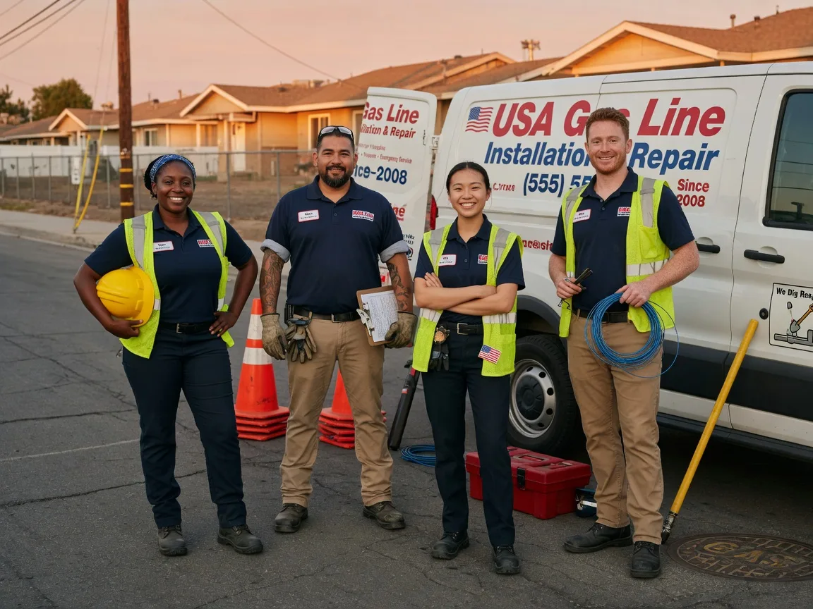 Gas Line Installation company in Woden, IA